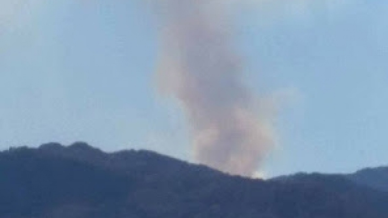 Пожарът в Гръцко заплашително настъпва към Родопите 