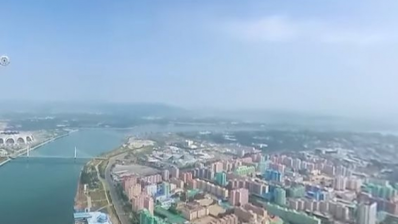 За първи път в историята: Уникално панорамно ВИДЕО показва Северна Корея така, както никога досега