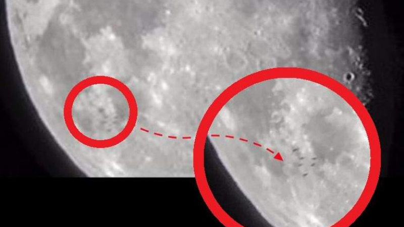 Британски фотограф засне Луната, но като видя СНИМКАТА се шокира от шестте уловени обекта (СНИМКА)