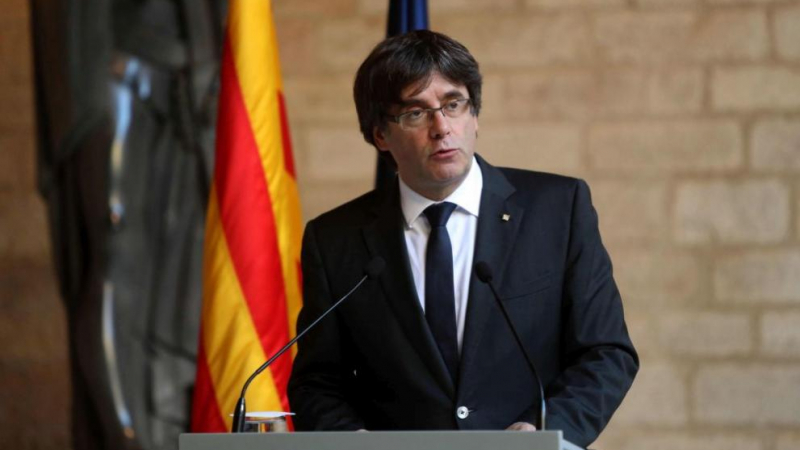 От изгнание: Пучдемон с много силен призив към привържениците за независимост на Каталония