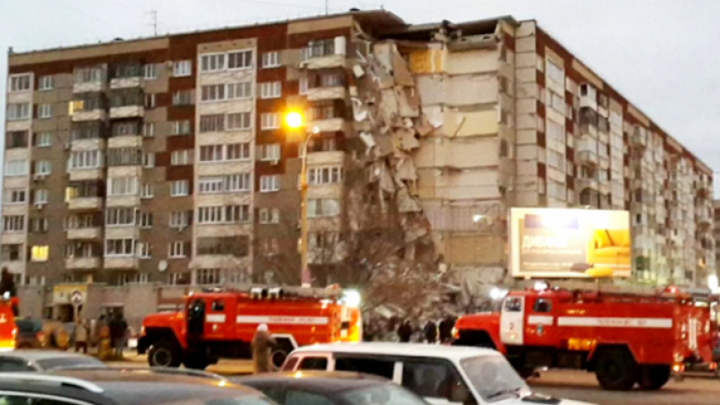 Жител на рухналата сграда в Ижевск бе обвинен в предумишлено убийство