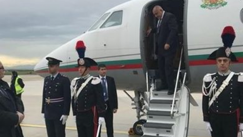 Извънредно и първо в БЛИЦ! Официално: Ето истината за отпътуването на Борисов от Рим с правителствения самолет