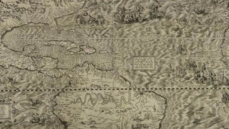 Експерти се натъкнаха на нещо много мистериозно на старинна карта от XVI век