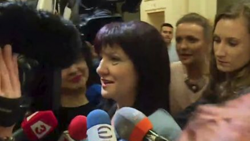 Цветанов потвърди: Цвета Караянчева е предложението на ГЕРБ за нов шеф на парламента