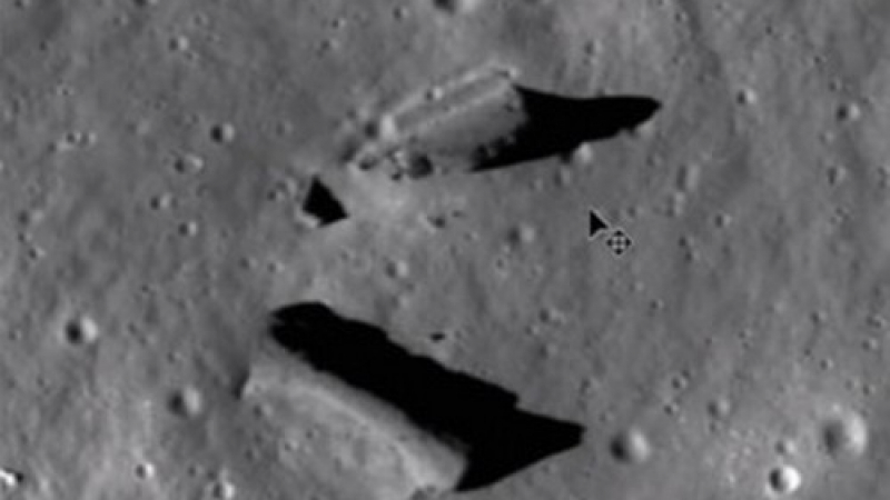 Джордж се порови в сайта на НАСА и остана изумен от видяното на ВИДЕО от Луната