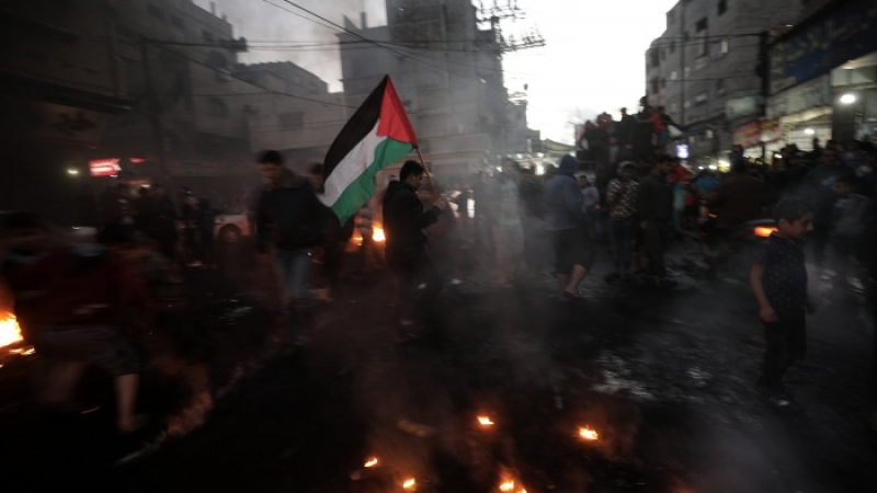 Израел отговори на палестински обстрел от ивицата Газа
