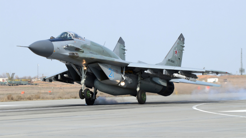 Всички руски изтребители МиГ-29СМТ отлетяха от Сирия (ВИДЕО) 