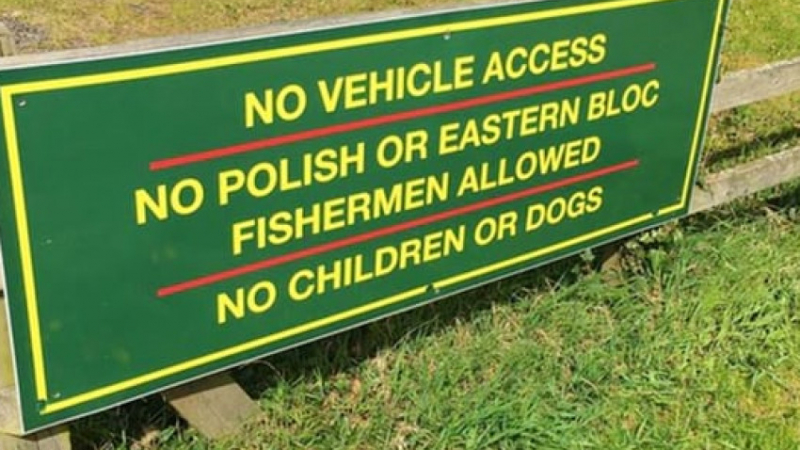 Оляха се още преди Брекзит: Рибарник в Англия забрани достъпа на източночноевропейци
