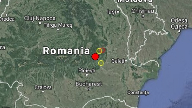 Земетресение друсна Румъния, хората във Вранча се изплашиха