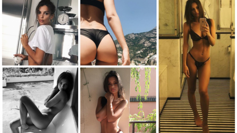 Голите СНИМКИ на Емили Ратайковски, които събраха над 1 милион лайка в Instagram (18+)