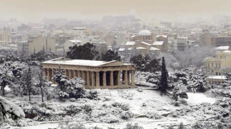 Снежен ад в Гърция! 