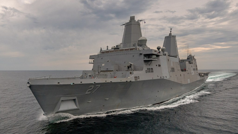Военен транспортен кораб на САЩ ще получи лазерно оръжие, за да се изфука пред китайците на 2018 Rim of the Pacific 