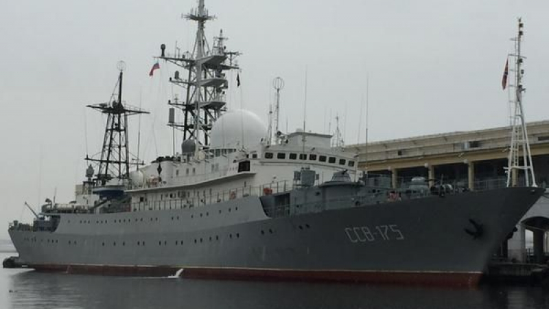 Руски разузнавателен кораб е забелязан до бреговете на САЩ