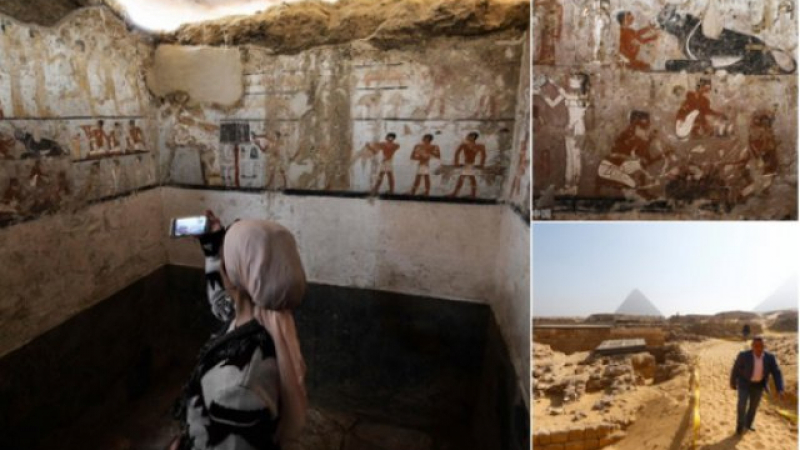 Откриха гробница на 4400 години край Кайро