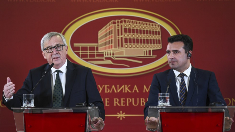 Юнкер: Македония до няколко месеца може да получи покана за преговори