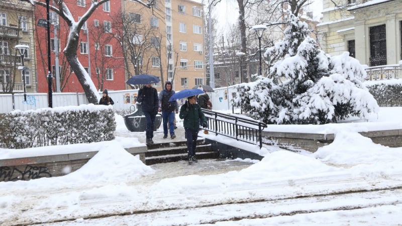 Снегът и студът сковаха България, но учениците ликуват!