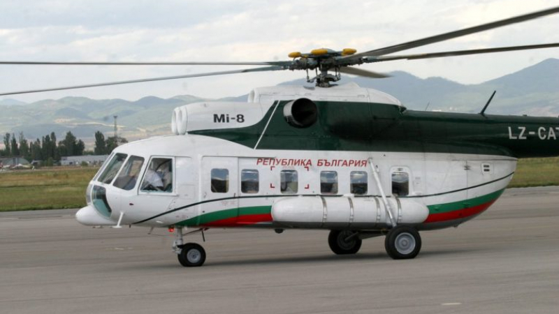 Бойко Борисов ли прелетя над Благоевград с правителствения хеликоптер Ми-8?