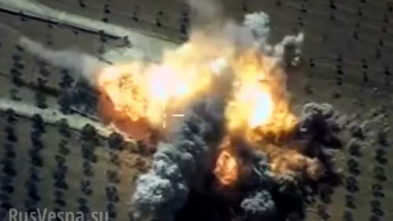 Руската авиация взривила на парчета щаб на „Ал Кайда” в град Идлиб (ВИДЕО)