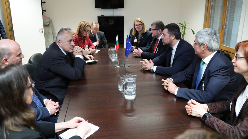 Борисов се срещна с лидера на европейските синдикалисти 