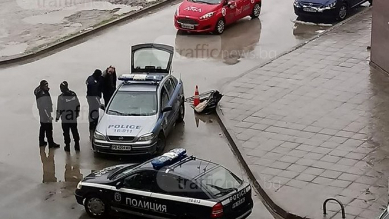 Зрелищен арест в Пловдив: Ченгета гонят беглец, правят му блокада (СНИМКИ/ВИДЕО)