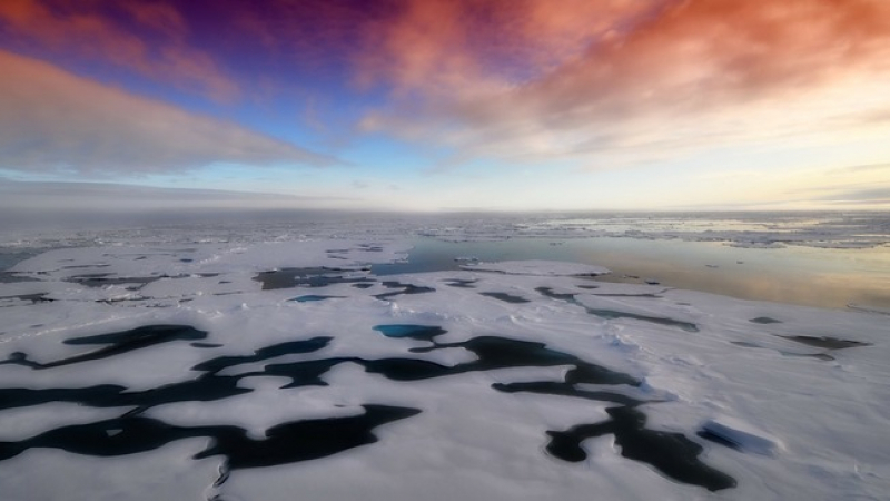 Рекордно малко лед в Арктика
