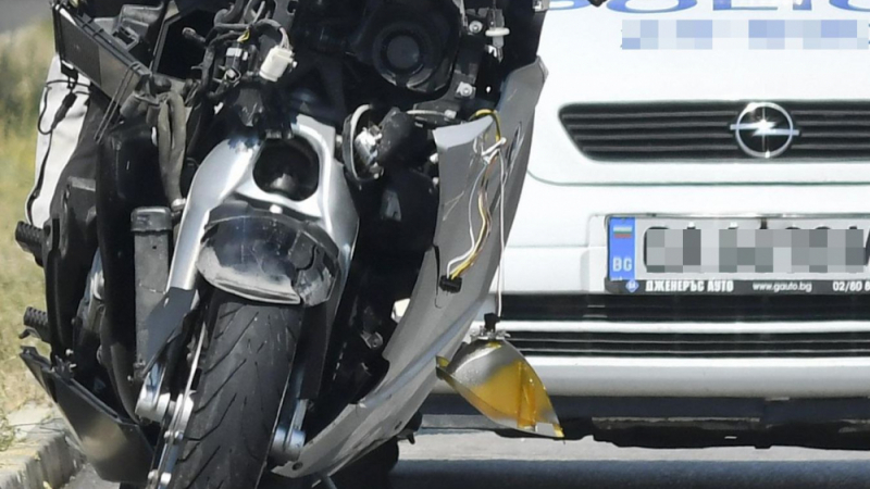 Втора катастрофа с моторист в Пловдивско – мъж е в болница