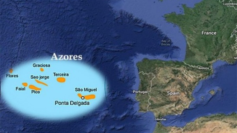 Земетресение с магнитуд 5.2 разтресе Азорските острови 