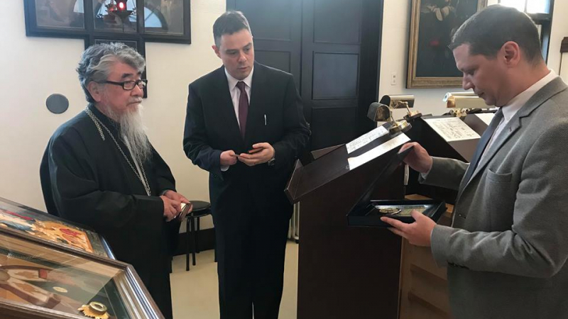 Областният управител на Софийска област Илиан Тодоров и митрополит Шинонага подкрепиха християнските ценности