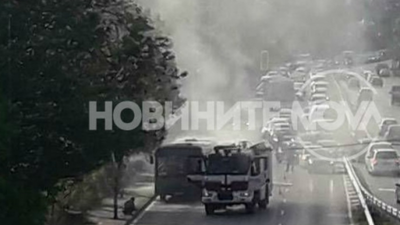 Първи СНИМКИ и ВИДЕО от огнения ад в София