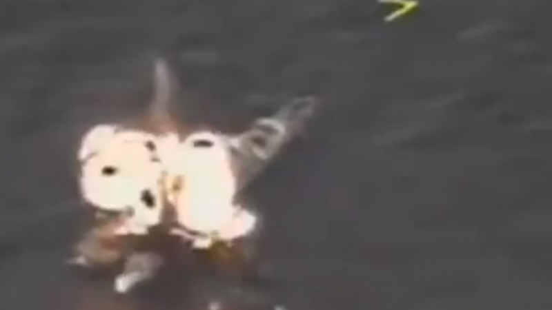 ВИДЕО: Су-30СМ унищожи кораб по време на учение