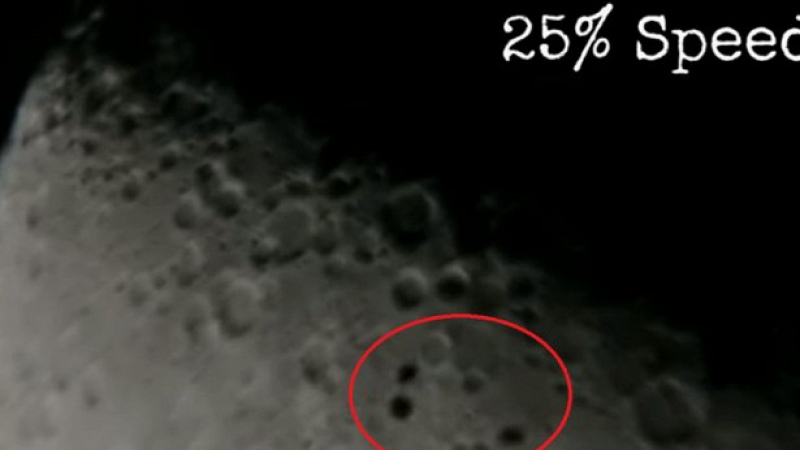 Астроном любител засне странни обекти да фучат край Луната (ВИДЕО)