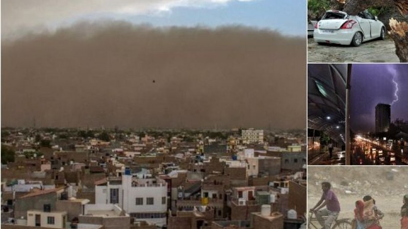 Апокалипсис в Индия! Пясъчна буря удари страната и уби 77 души (СНИМКИ) 