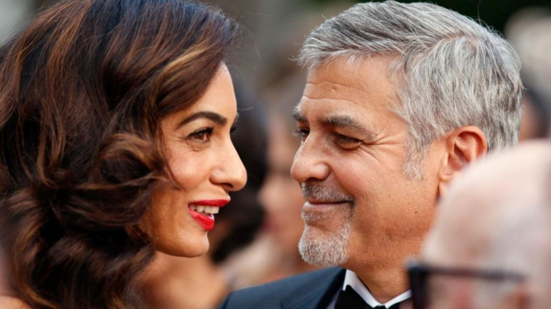Как посрещна Джордж Клуни рождения си ден (СНИМКИ)
