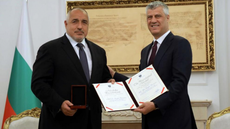 Президентът на Косово: Уверих моя приятел Бойко, че сме готови за мир със Сърбия