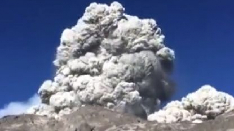 Изненанда: Туристи си приготвяха закуска, когато... изригна вулкан (ВИДЕО)