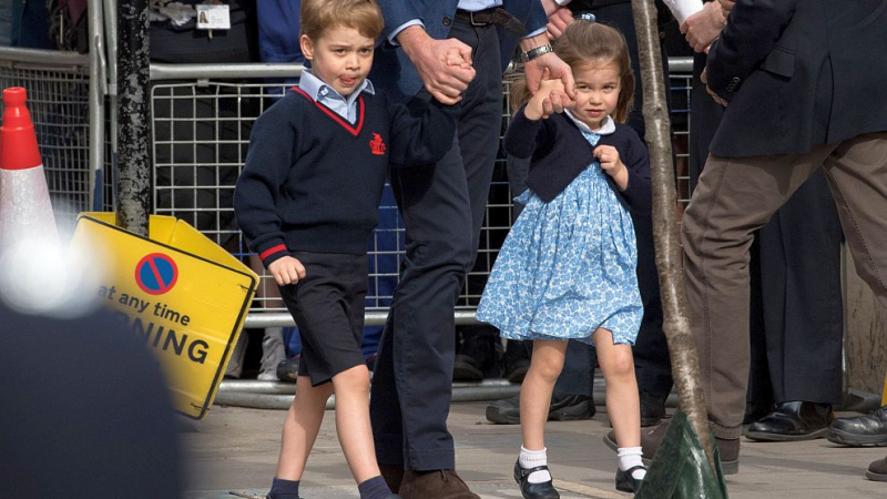 Какво ще правят малките Джордж и Шарлот на кралската сватба (СНИМКА)