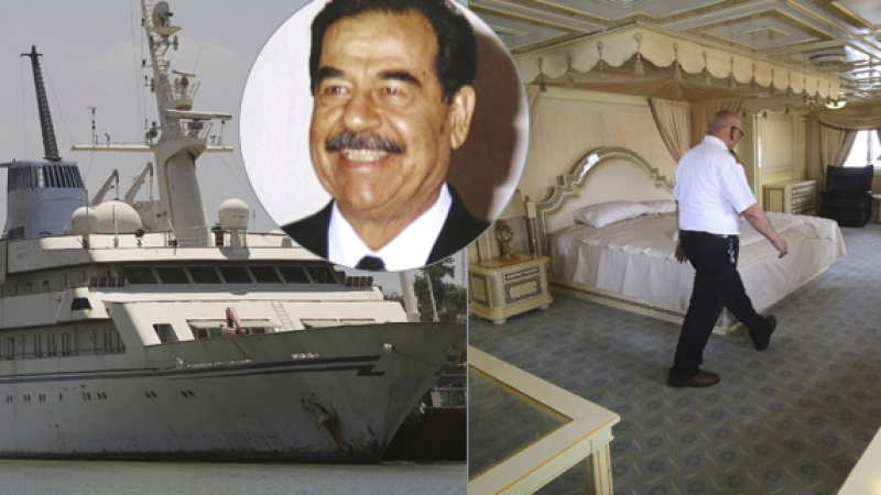 Това е най-скъпото бижу на Саддам Хюсеин - яхтата, която всички мислят за прокълната (СНИМКИ)