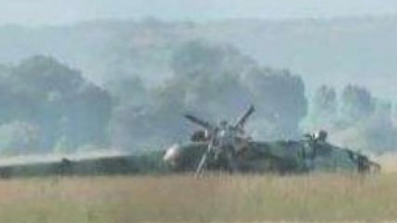 Камери са запечатали ужаса с авиокатастрофата на хеликоптера в авиобаза "Крумово"