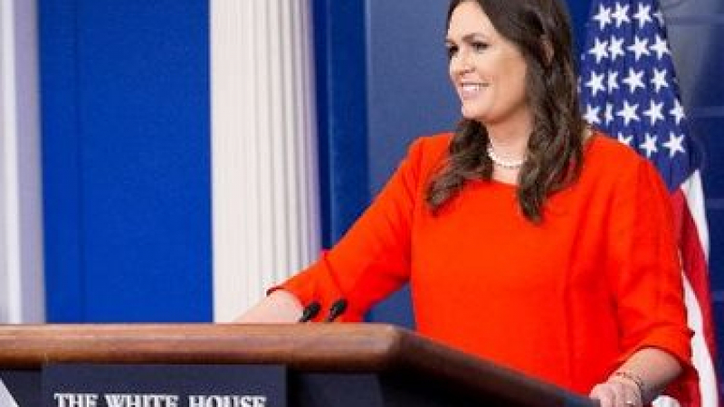 Красивата говорителка на Белия дом Сара изживя огромен ужас