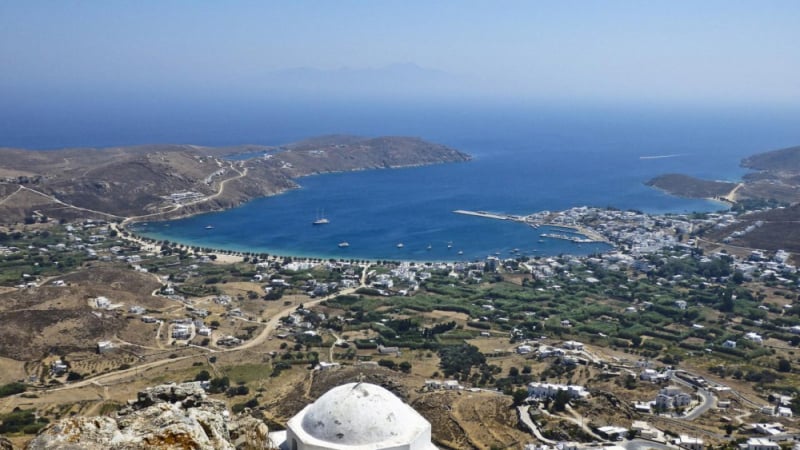 Туристи заснеха уникално явление в бурята до остров Серифос (СНИМКА)