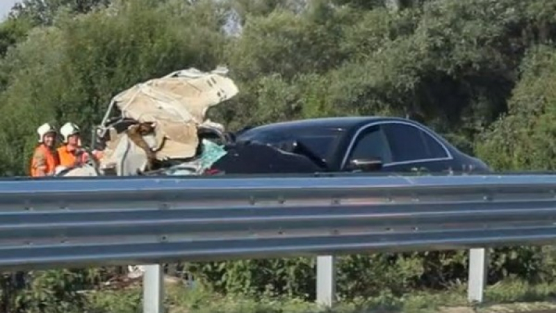 На магистрала "Тракия" е страшно: Три последователни мелета затапиха аутобана