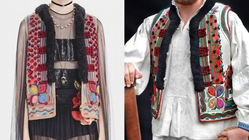Dior изцяло копира дизайна на румънски носии, но получи съкрушителен отговор (СНИМКИ/ВИЕО)