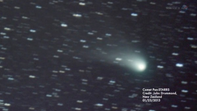 Зелена комета ще може да се наблюдава следващия месец