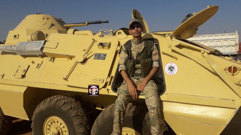 Сирийският спецназ „Силите на Тигъра” заловил рядък натовски БТР   