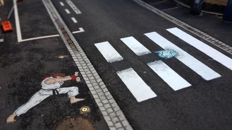 Уникално и иновативно: Пешеходни пътеки „оживяват“ във Франция (СНИМКИ)