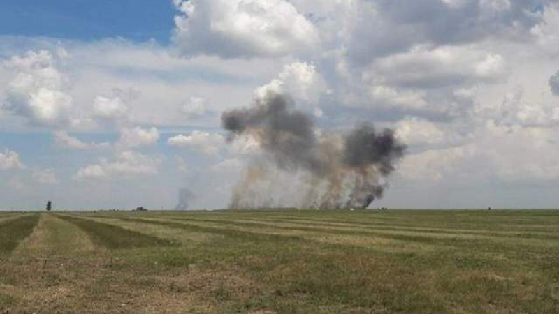 Румънски МиГ-21 се разби на авиошоу