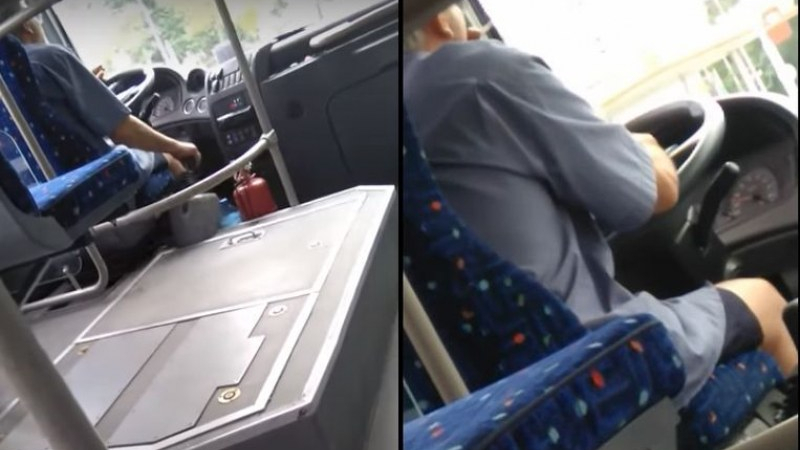 Шофьор на пловдивски автобус влуди пътниците с отвратителните неща, които прави (ВИДЕО)