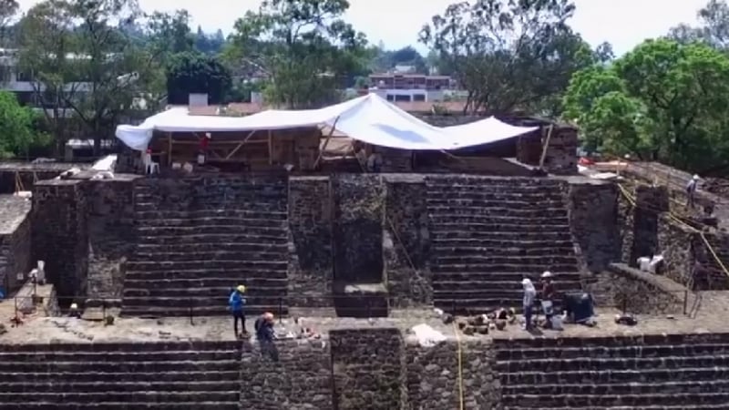 Земетресение разкри мистичен храм в пирамида на ацтеките (ВИДЕО)