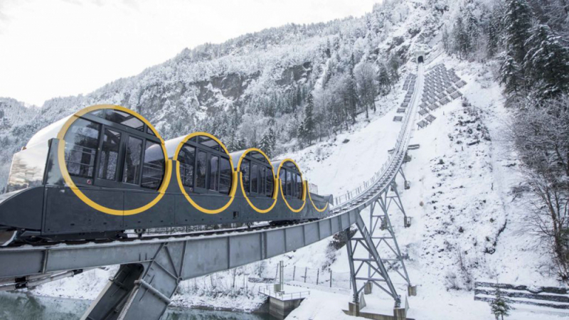 Триумф на инженерното проектиране: Най-бързият фуникулер заработи в швейцарските Алпи (СНИМКИ/ВИДЕО)      