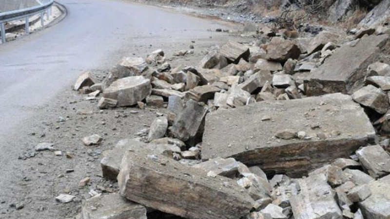 Паднала скална маса блокира пътя Асеновград - Смолян
